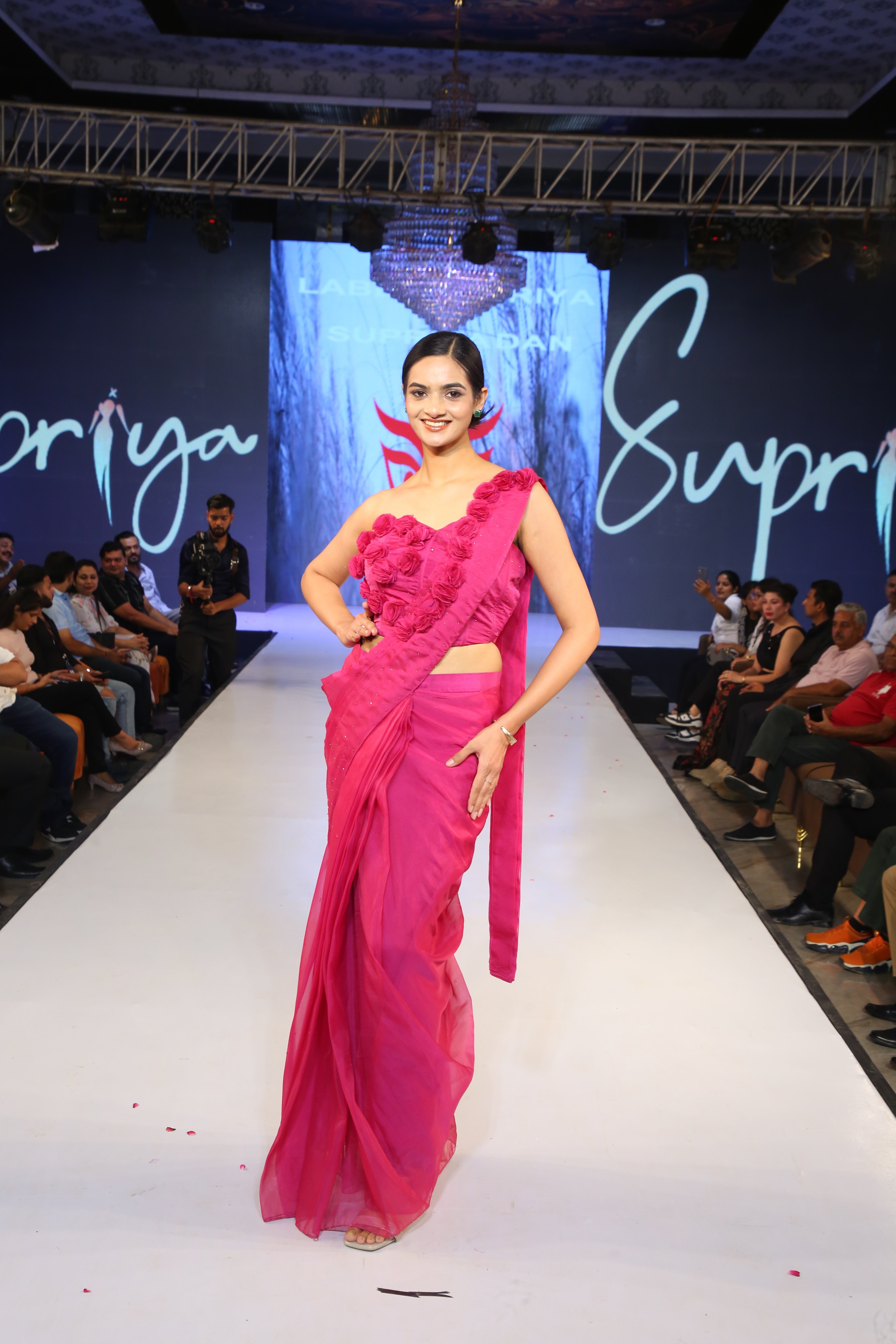 Roopkotha – Pre-Draped Saree with Corset Blouse