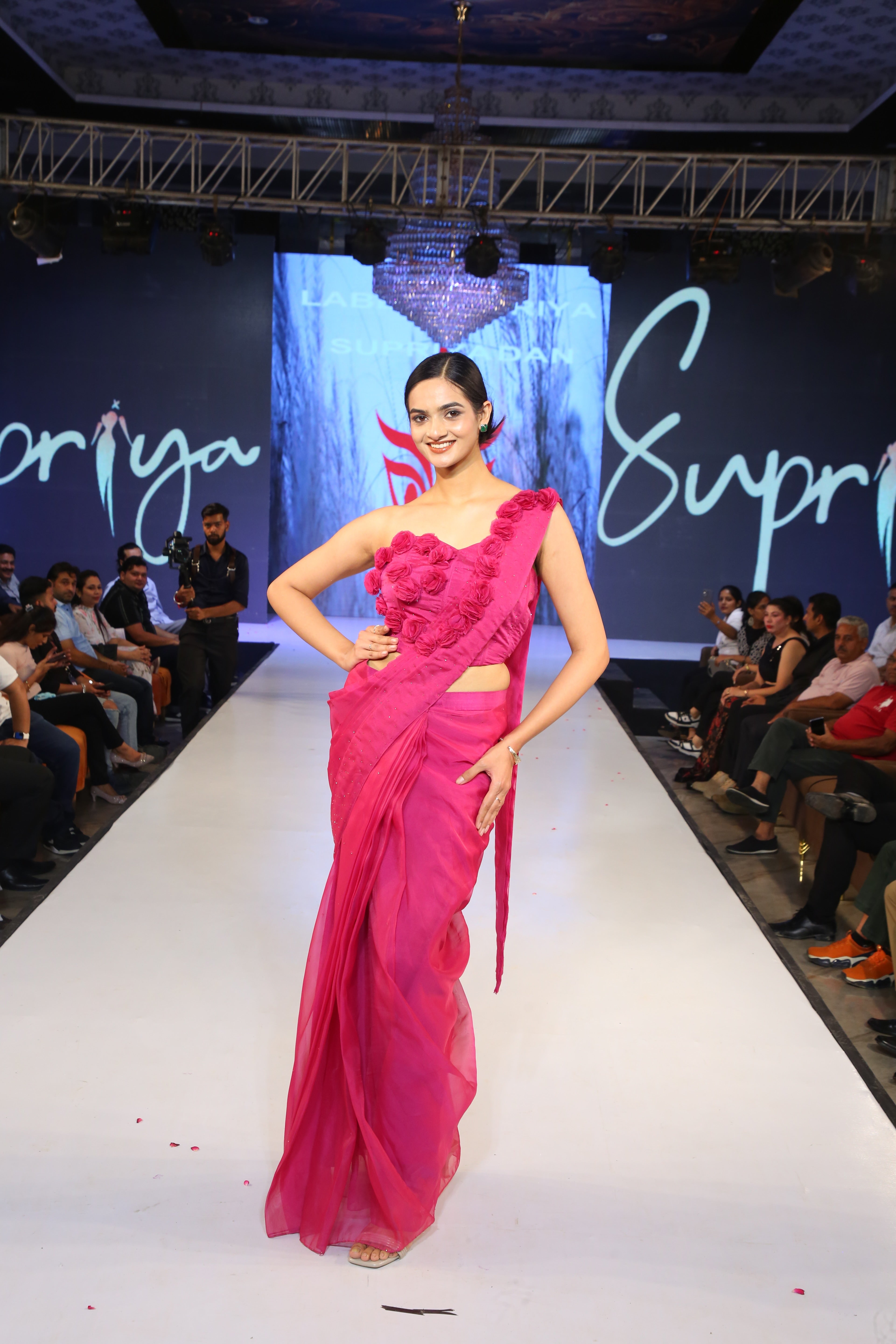 Roopkotha – Pre-Draped Saree with Corset Blouse