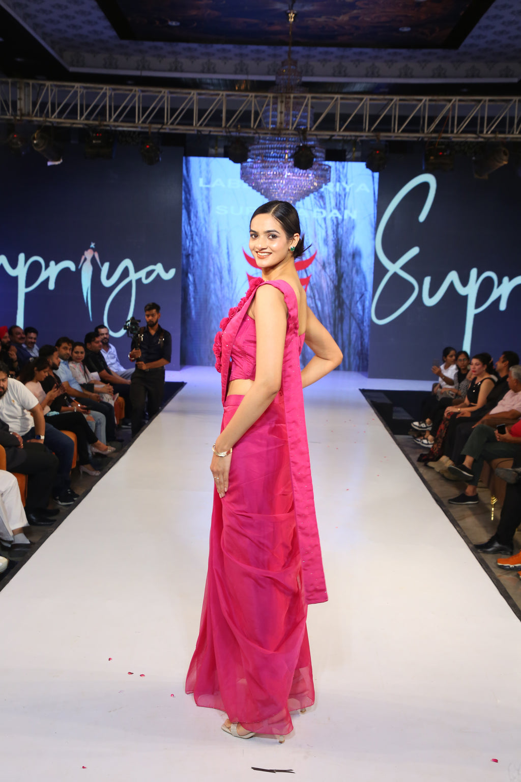 Roopkotha – Pre-Draped Saree with Corset Blouse