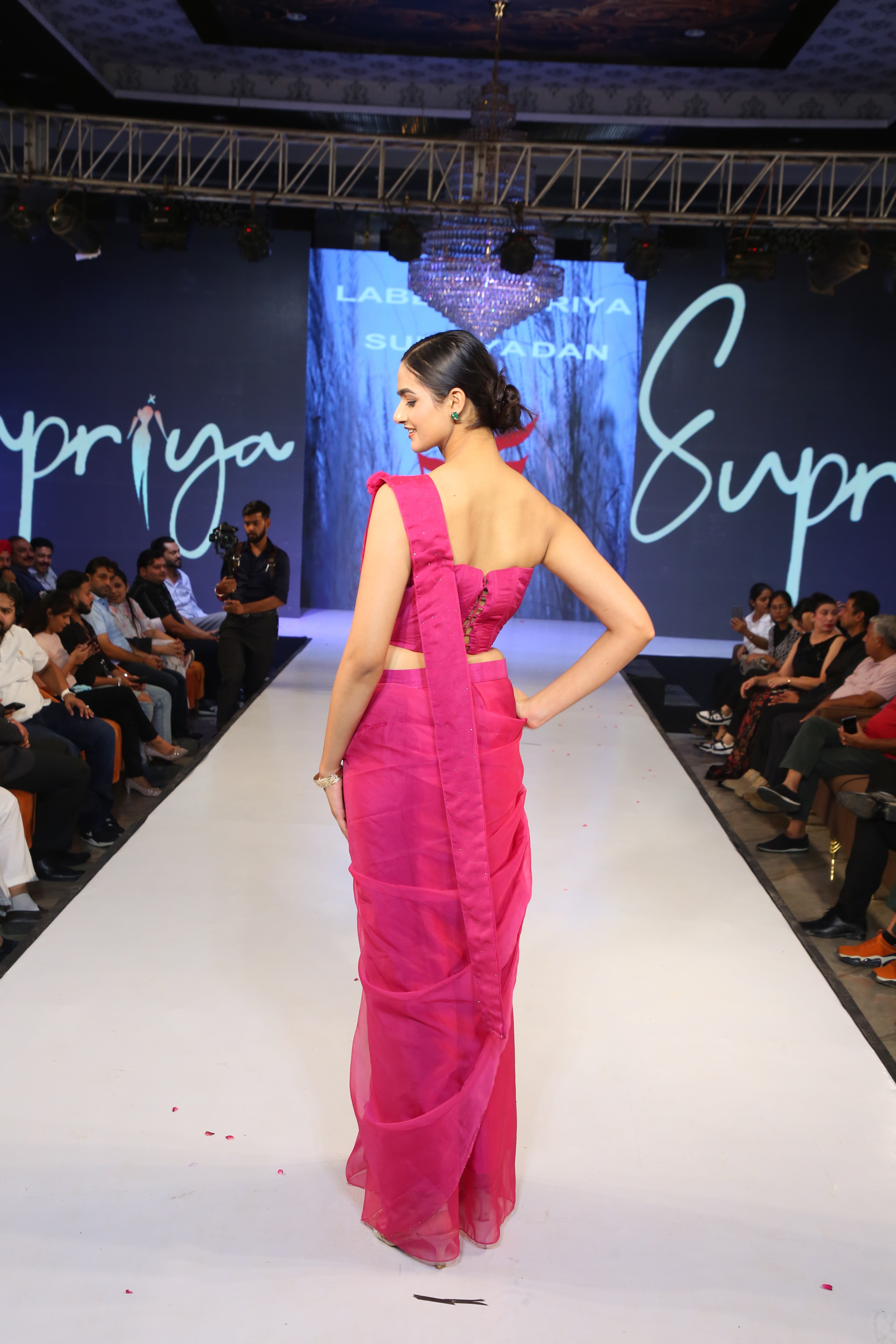 Roopkotha – Pre-Draped Saree with Corset Blouse