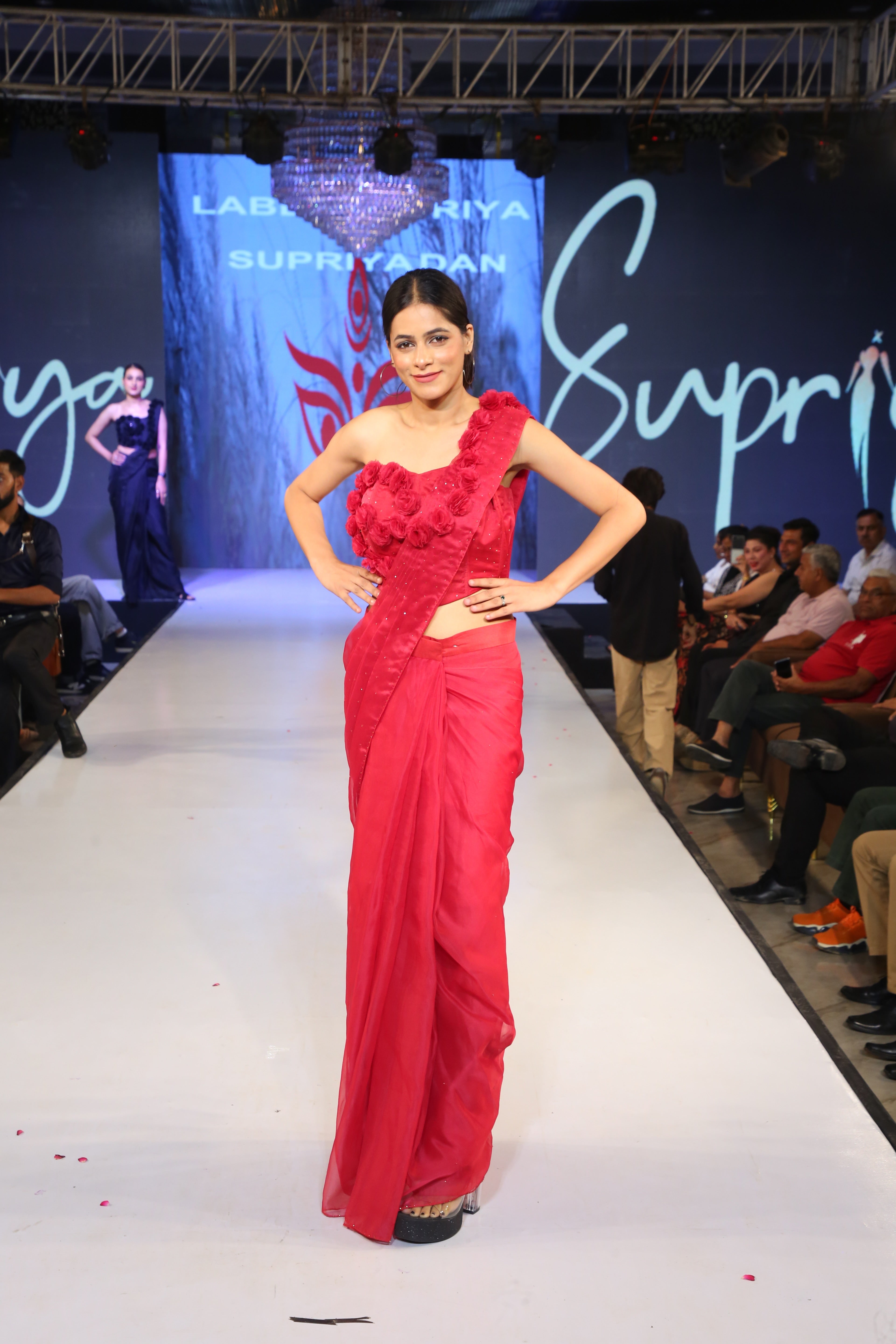 Roopkotha – Pre-Draped Saree with Corset Blouse